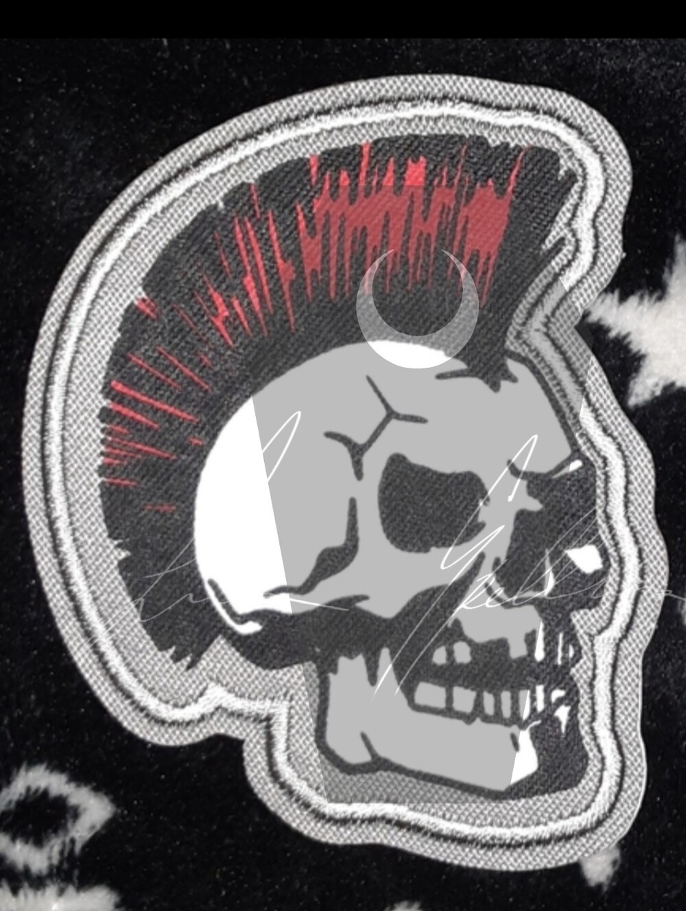 Rock On Mohawk Patch